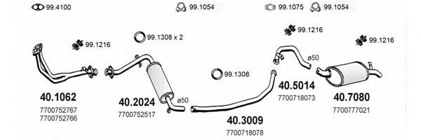 ASSO ART1993 Exhaust System